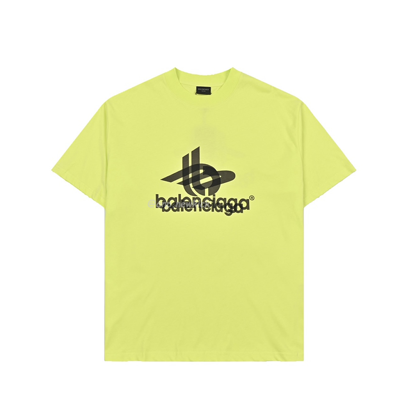Balenciaga 23ss Tape Printed Overlapping T Shirt (1) - www.newkick.vip
